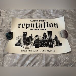 Taylor Swift Reputation Tour Poster Louisville KY
